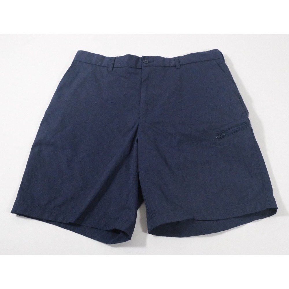 Pebble Beach Shorts Men 34 Navy Blue Dry-Luxe Performance‎ Golf Cargo Pocket